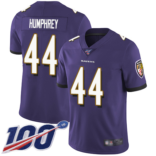 Baltimore Ravens Limited Purple Men Marlon Humphrey Home Jersey NFL Football #44 100th Season Vapor Untouchable->baltimore ravens->NFL Jersey
